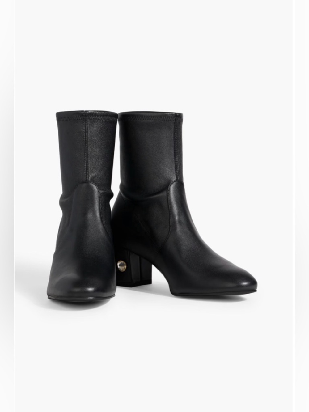 NWOT Stuart Weitzman Allshine 60 Embellished Ankle Boots Black - Picture 2 of 9
